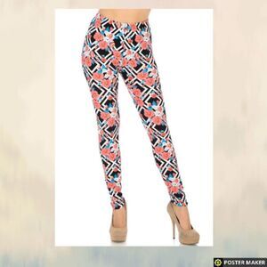PINK BLOSSOM DIAMOND GEO LEGGINGS 15J-L102